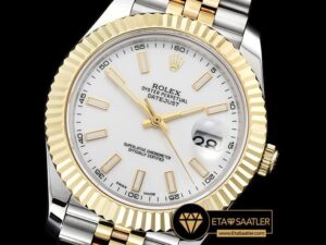 R2DJ0210C - DJ2 41mm Jub Flt YGSS White Stk BP A3235 Mod - 01.jpg
